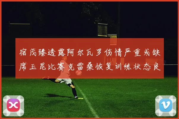 宿茂臻透露阿尔瓦罗伤情严重或缺席玉昆比赛克雷桑恢复训练状态良好